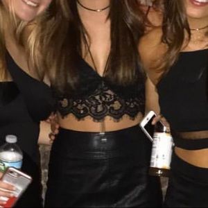 Black sexy bralette top